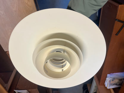 Lampada a sospensione bianca danimarca anni 60/70 | fz10078