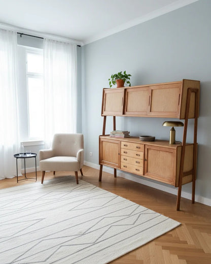 Credenza Danese Rovere 170cm Henning Kjærnulf Doppio Livello