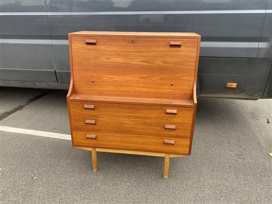 Scrittoio Cassettiera Børge Mogensen design danese vintage anni 60 [j44329]