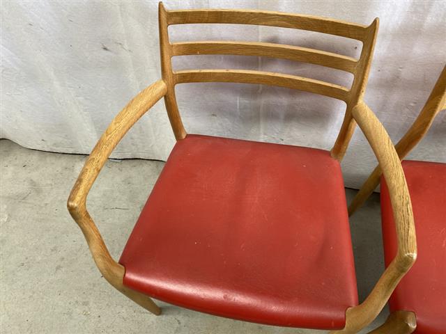 Sedie N.O. Moller design danese vintage anni 50 [j41755]
