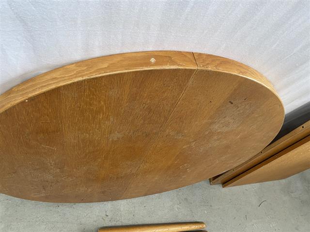 Tavolo rotondo vintage design danese anni 50 [j40842]