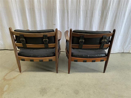 Poltrone coppia Eric Merthen design danese vintage [j44254]