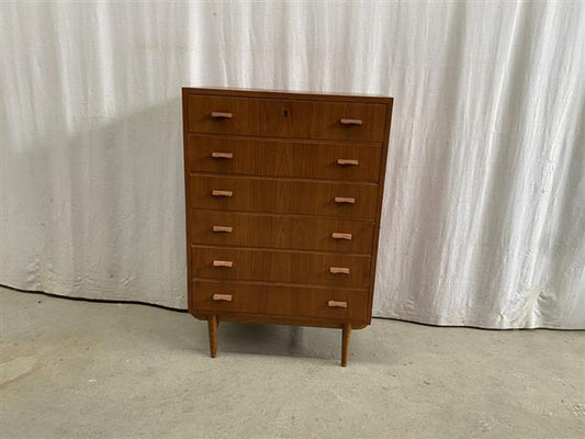 cassettiera danese anni 50 | 6 cassetti