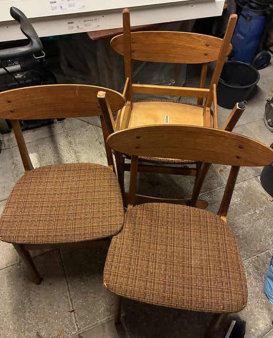 Sedie Farstrup Modello 210 Danesi Vintage Anni '50 Teak | set 4 sedie * IN ARRIVO A NOVEMBRE