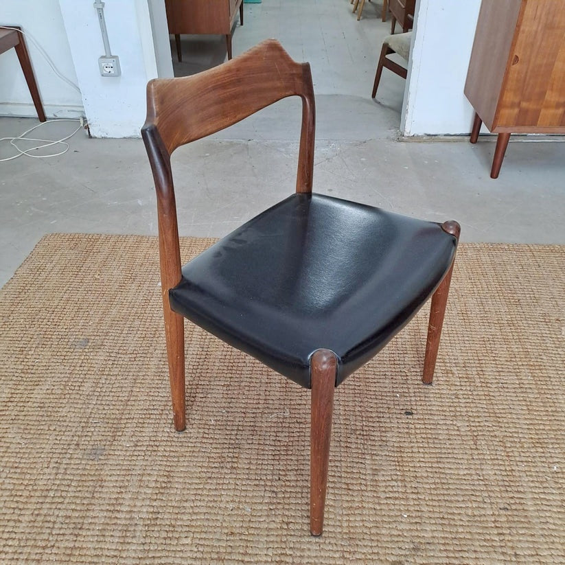 Sedia design danese originale vintage anni 50 [73j40924-3]