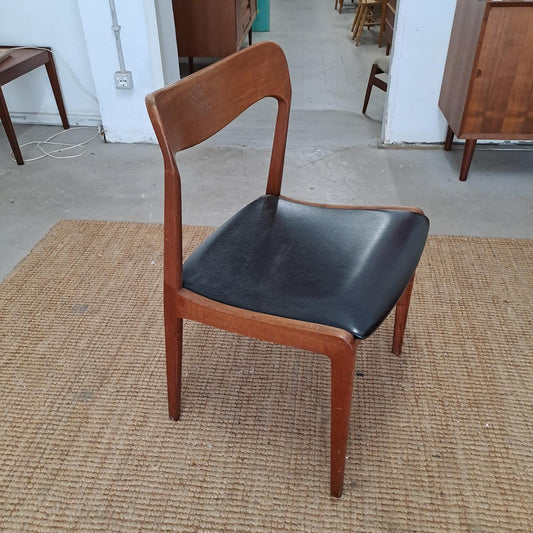 Sedia design danese originale vintage anni 50 [73j40924-1]