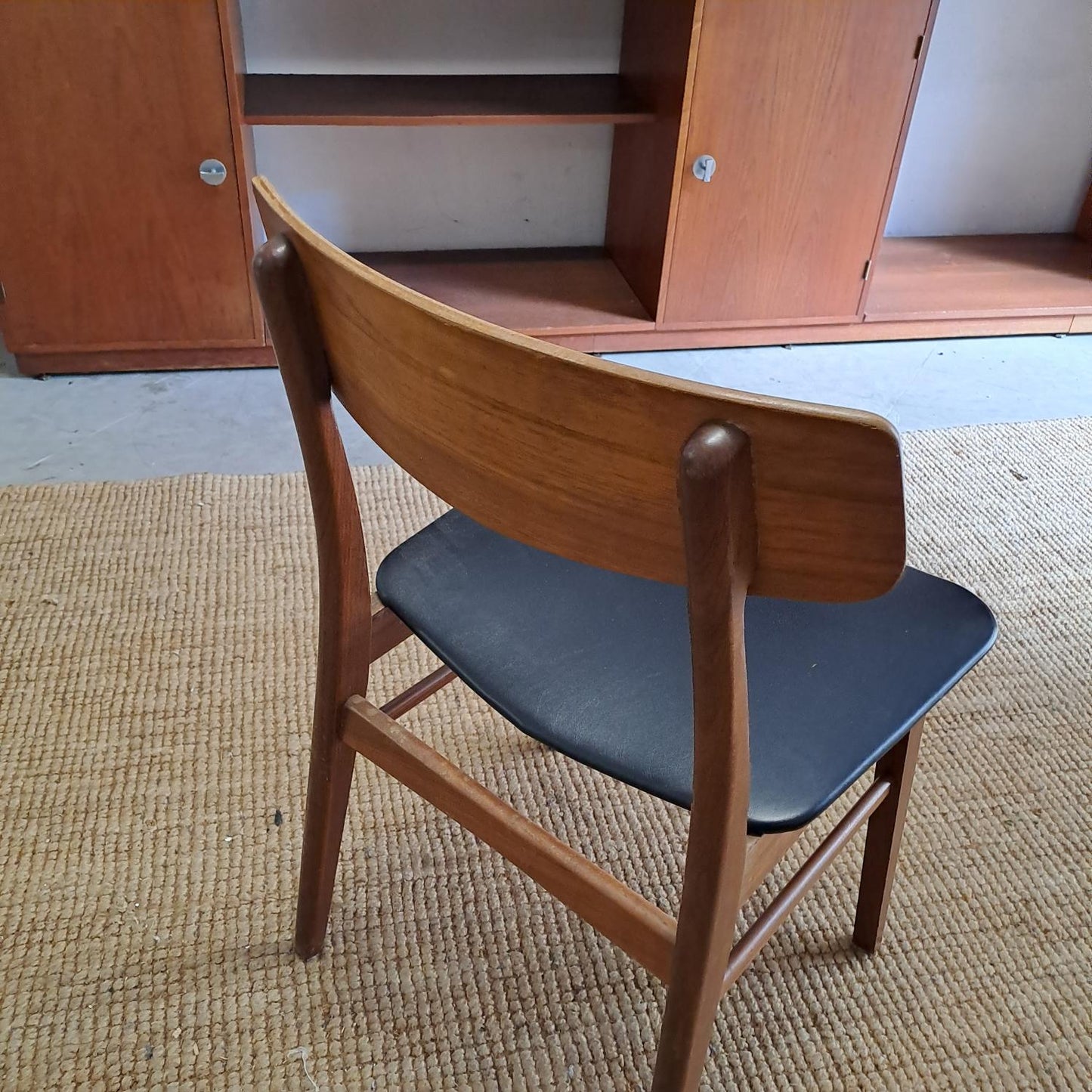Sedia design danese originale vintage anni 50 [73j40924-4]