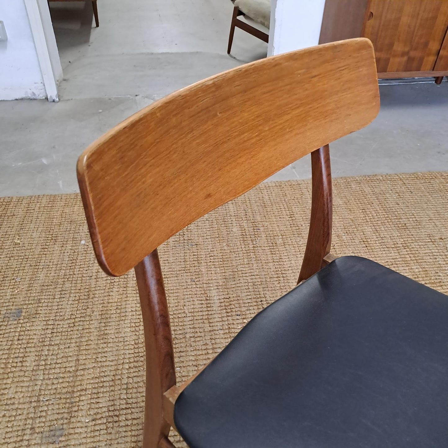 Sedia design danese originale vintage anni 50 [73j40924-4]