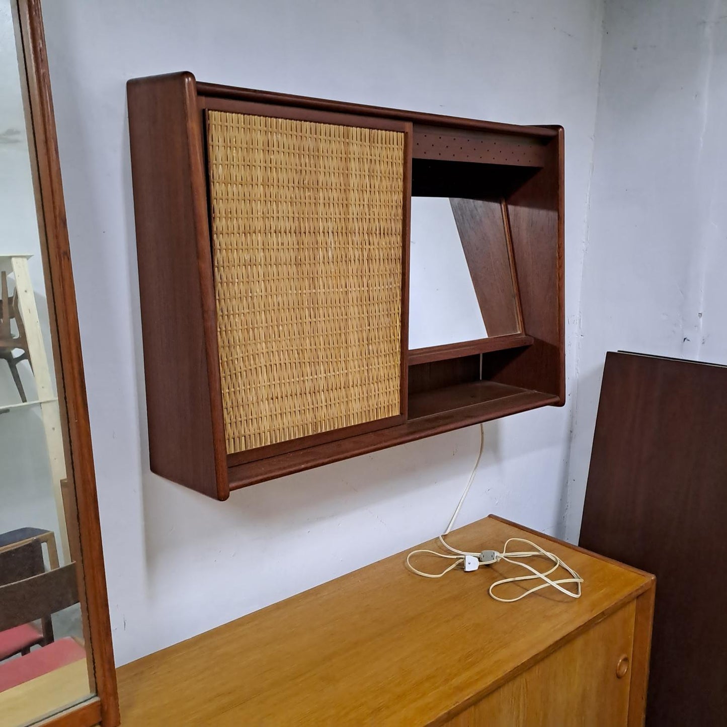Specchio vintage design danese originale anni 50 [72rdx-ratt]