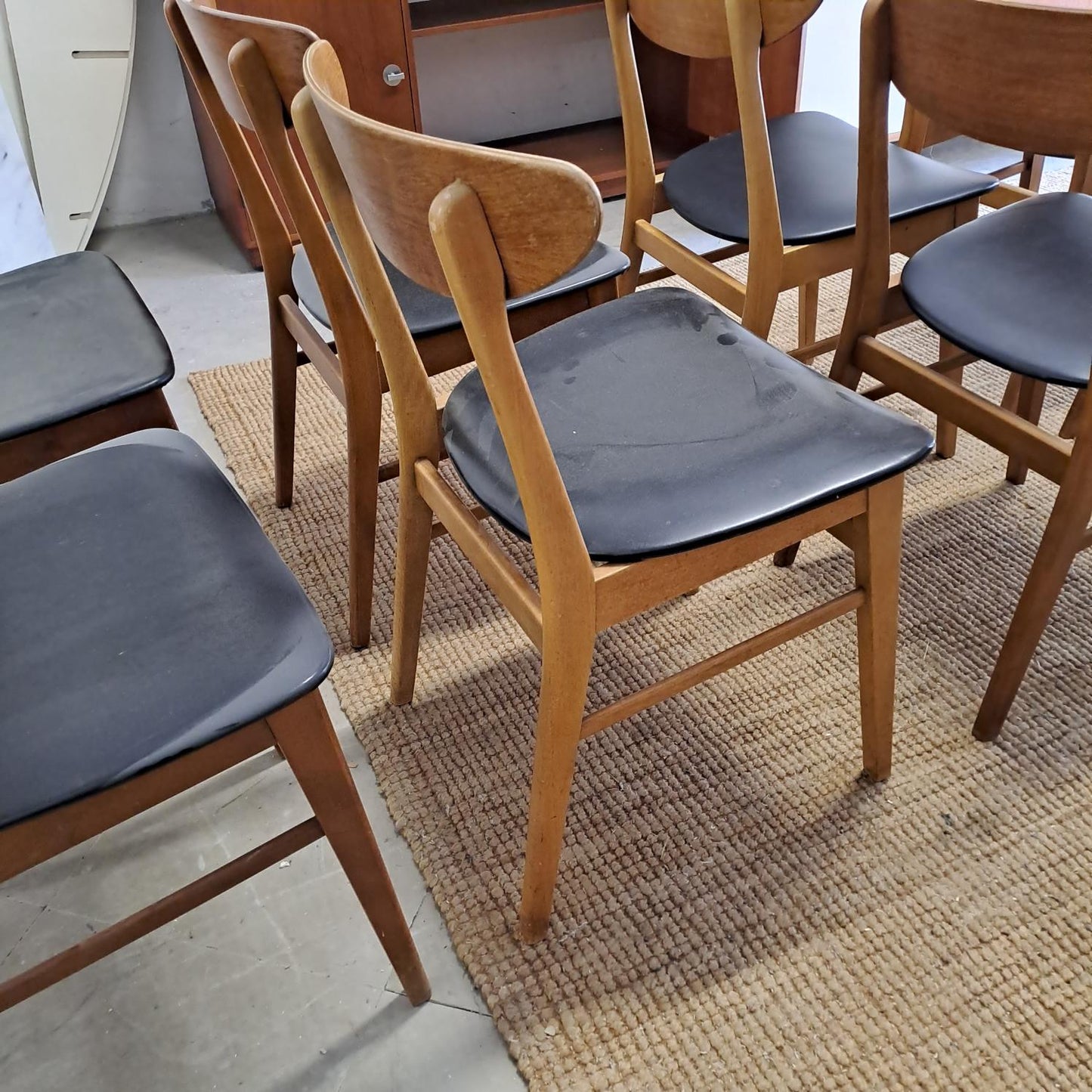 Sedie Farstrup n.210 design danese originale vintage anni 60 [72rdx-fst1n]
