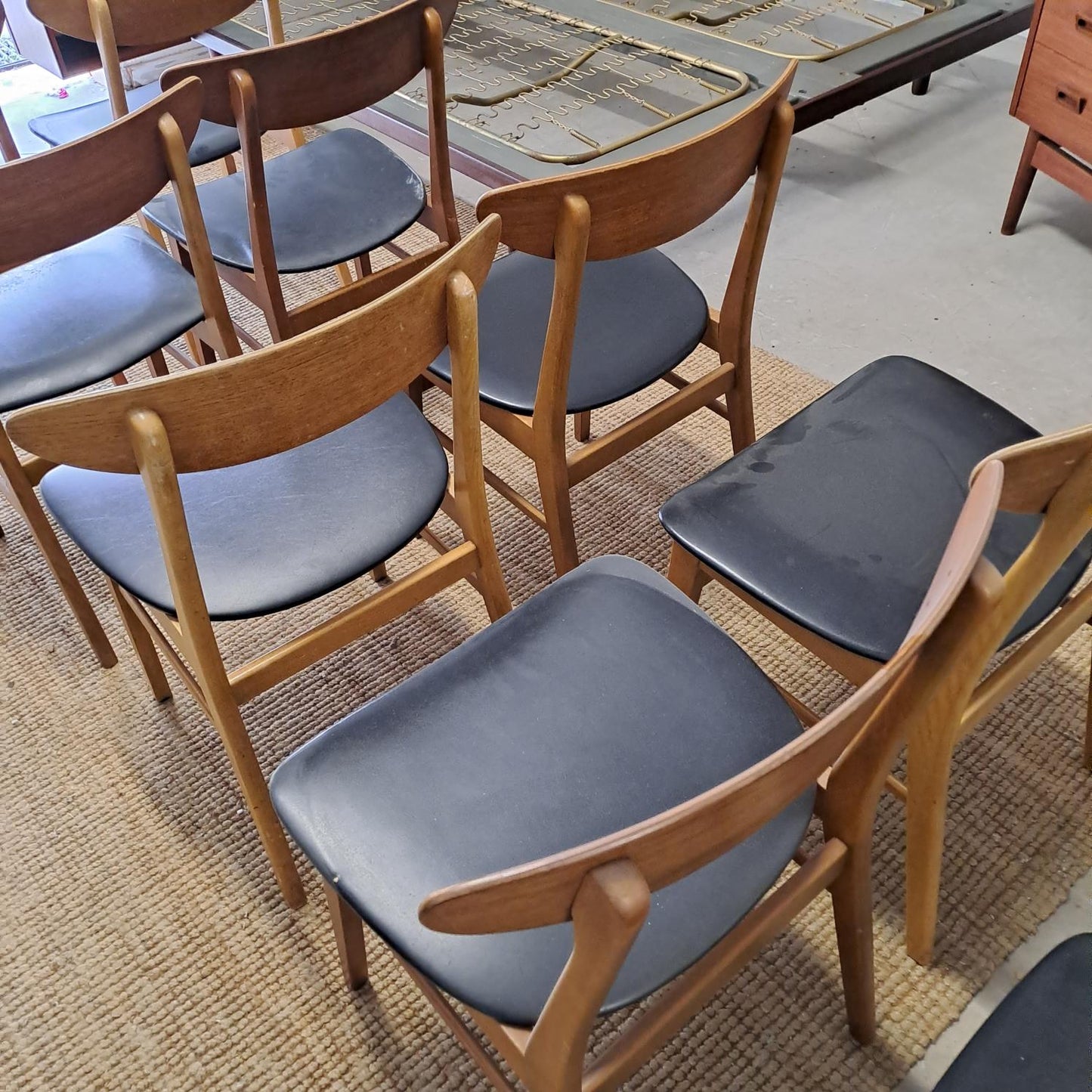 Sedie Farstrup n.210 design danese originale vintage anni 60 [72rdx-fst1n]