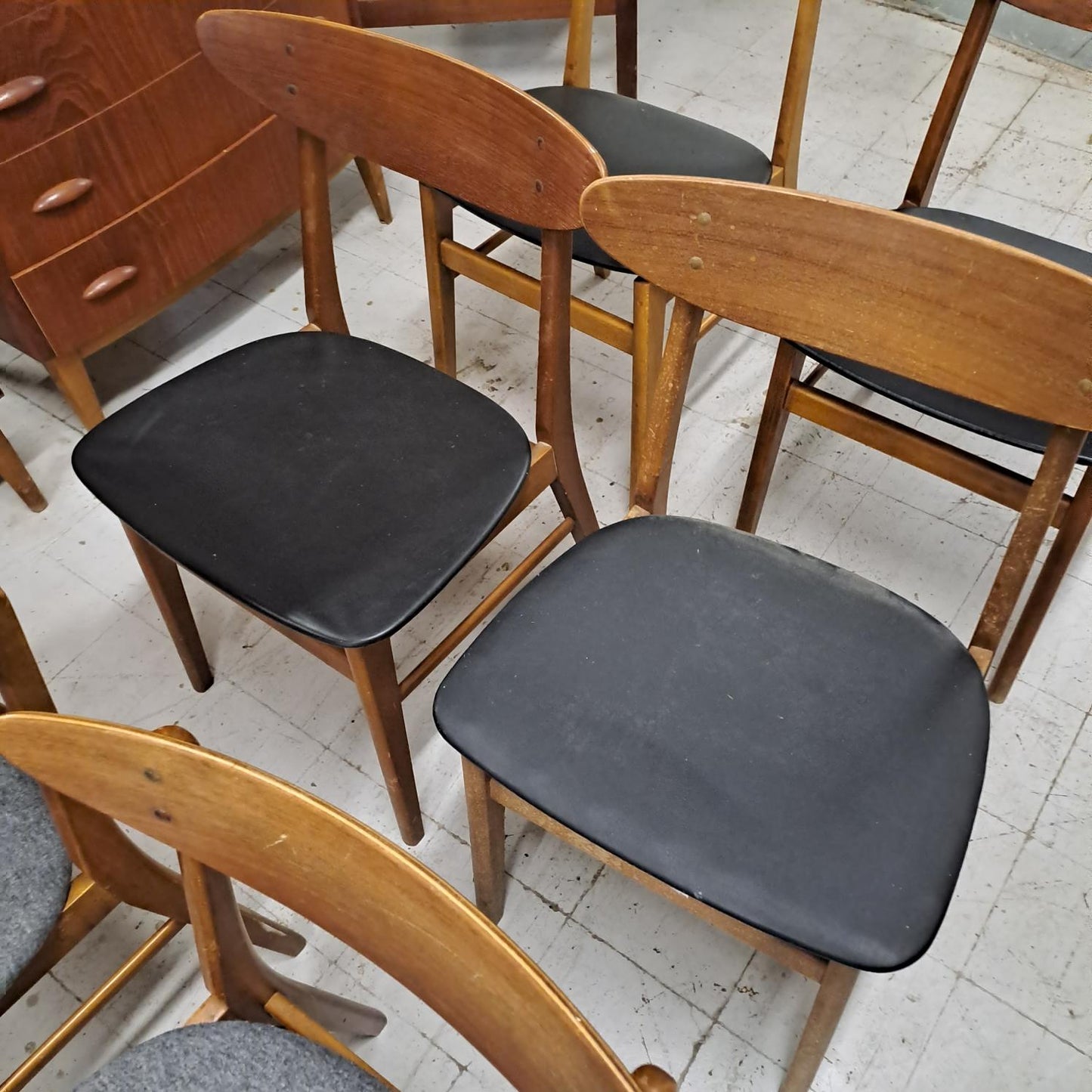 Sedie Farstrup n.210 design danese originale vintage anni 60 [72rdx-fst2n2b-78.42014]