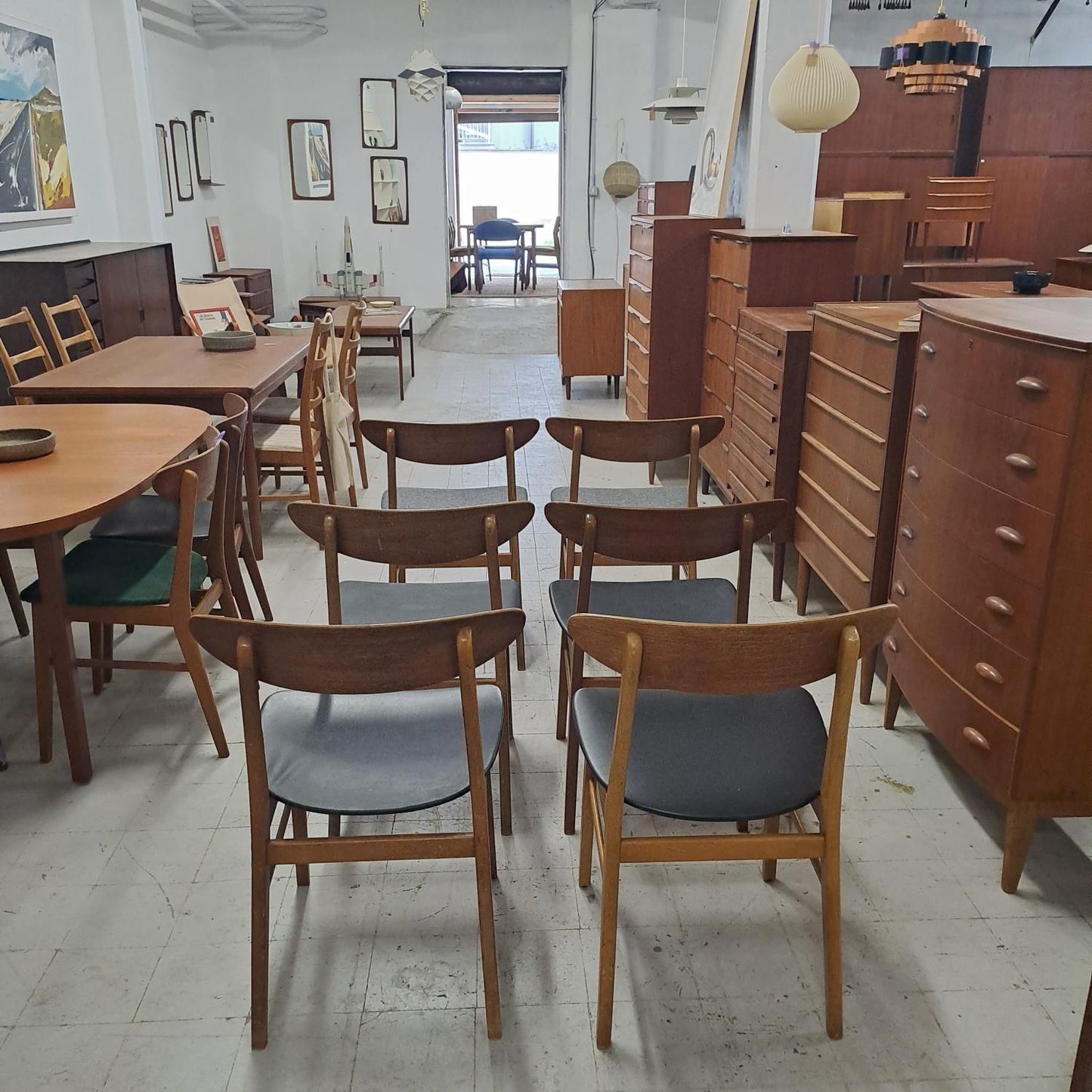 Sedie Farstrup n.210 design danese originale vintage anni 60 [72rdx-fst2n2b-78.42014]
