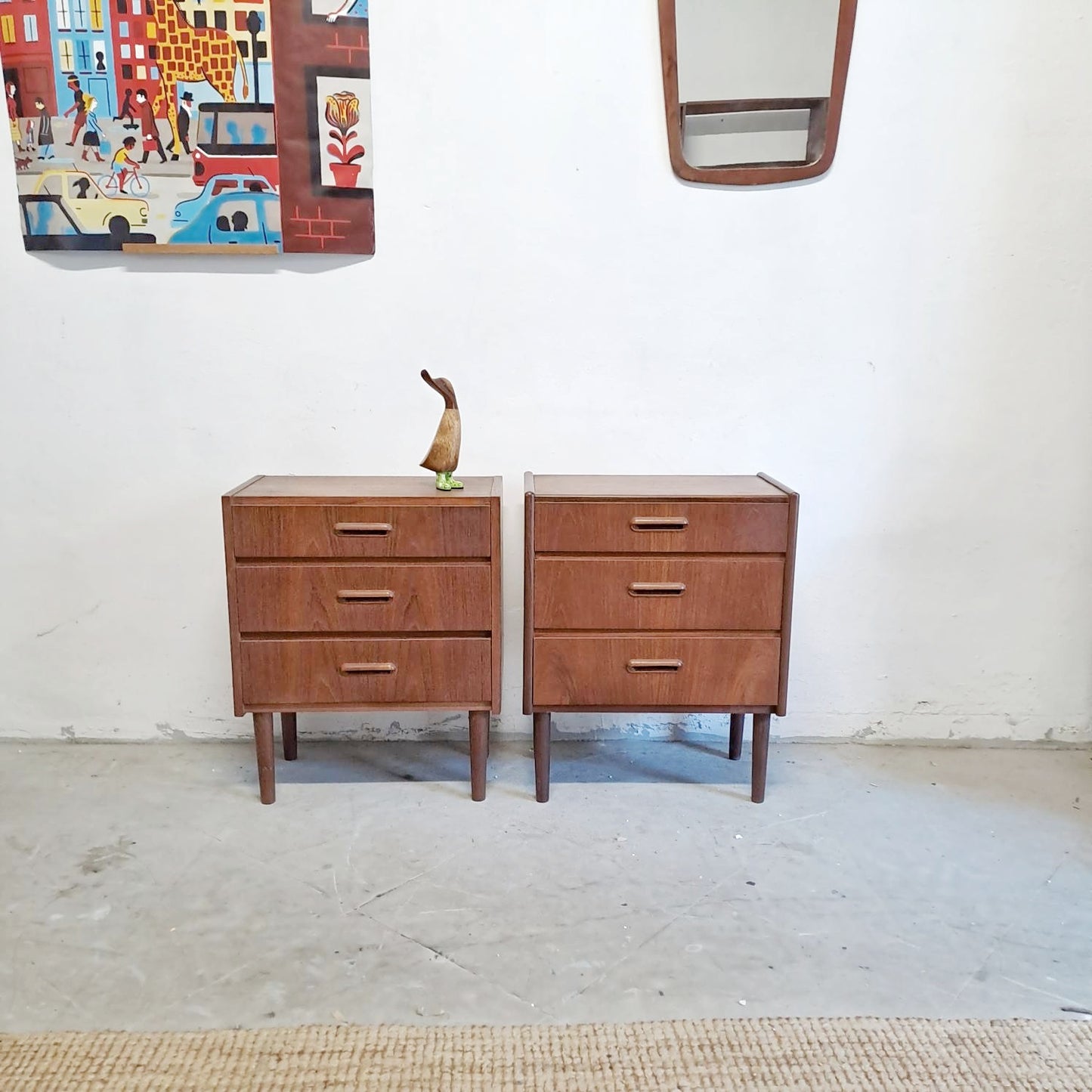 Comodini design danese vintage anni 50 [68j40392]