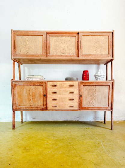 Sezione superiore tre ante scorrevoli rovere credenza Kjærnulf