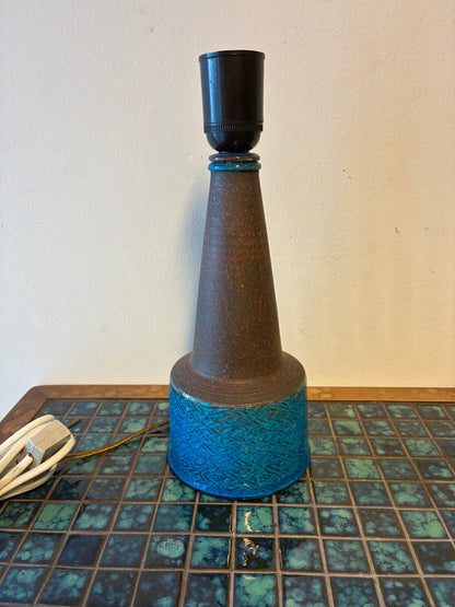 Lampada da tavolo Kähler blu design danese anni 50/60 | fz10306