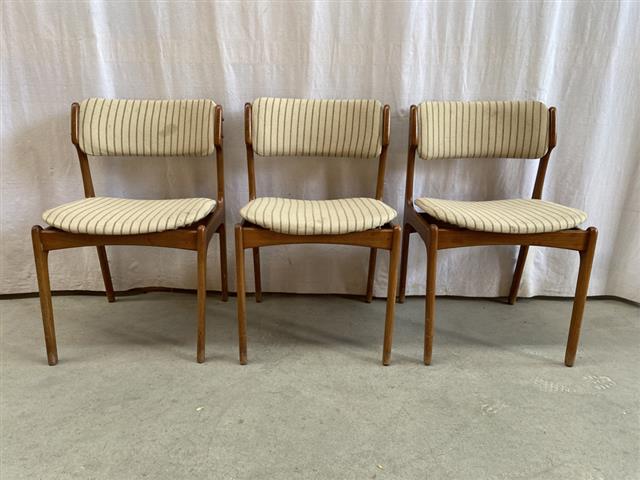 Sedie Erik Buck vintage design danese anni 50 [j41696] misure L.49 H.78 P.47