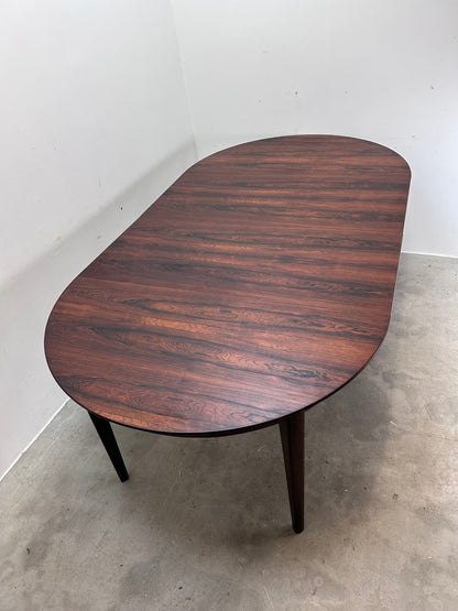 Tavolo rotondo palissandro design danese vintage 1960 | nr10342