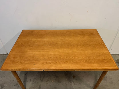 Tavolo rettangolare in quercia 135cm danese vintage 1960 | fz9912