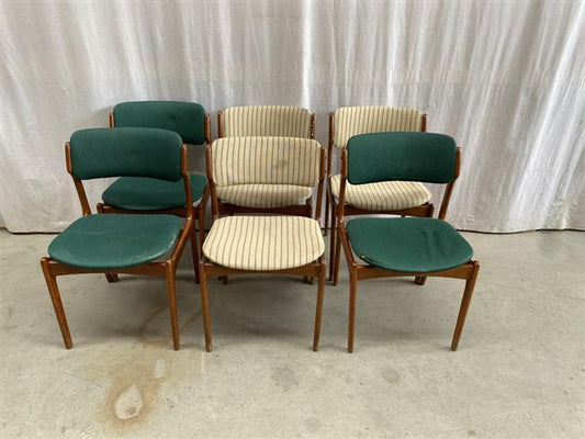 Sedie vintage design danese anni 60 [j44034] misure su richiesta