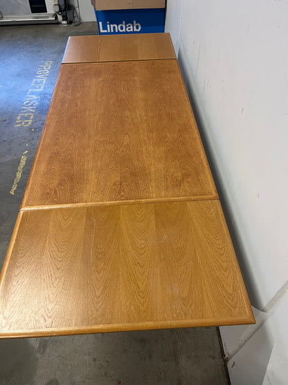 Tavolo rettangolare in quercia 135cm danese vintage 1960 | fz9912