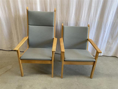 Poltrone Hans Wegner design danese vintage [j44174] misure da richiedere