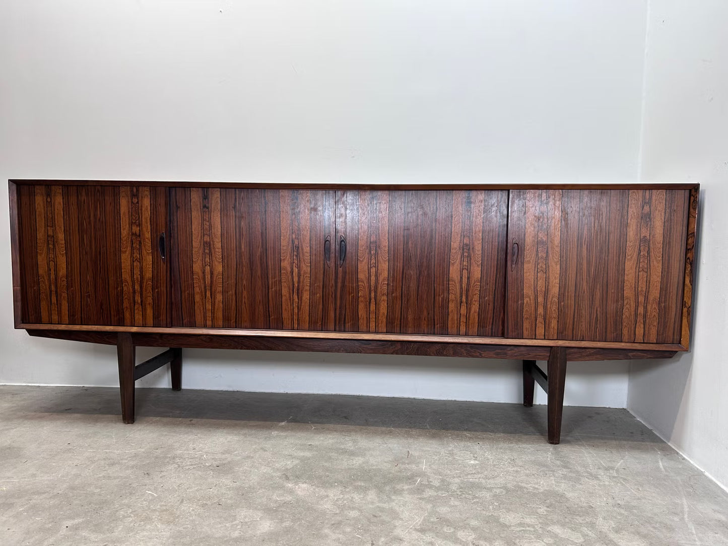 Sideboard 4 ante palissandro vintage danese 240cm | nr10380