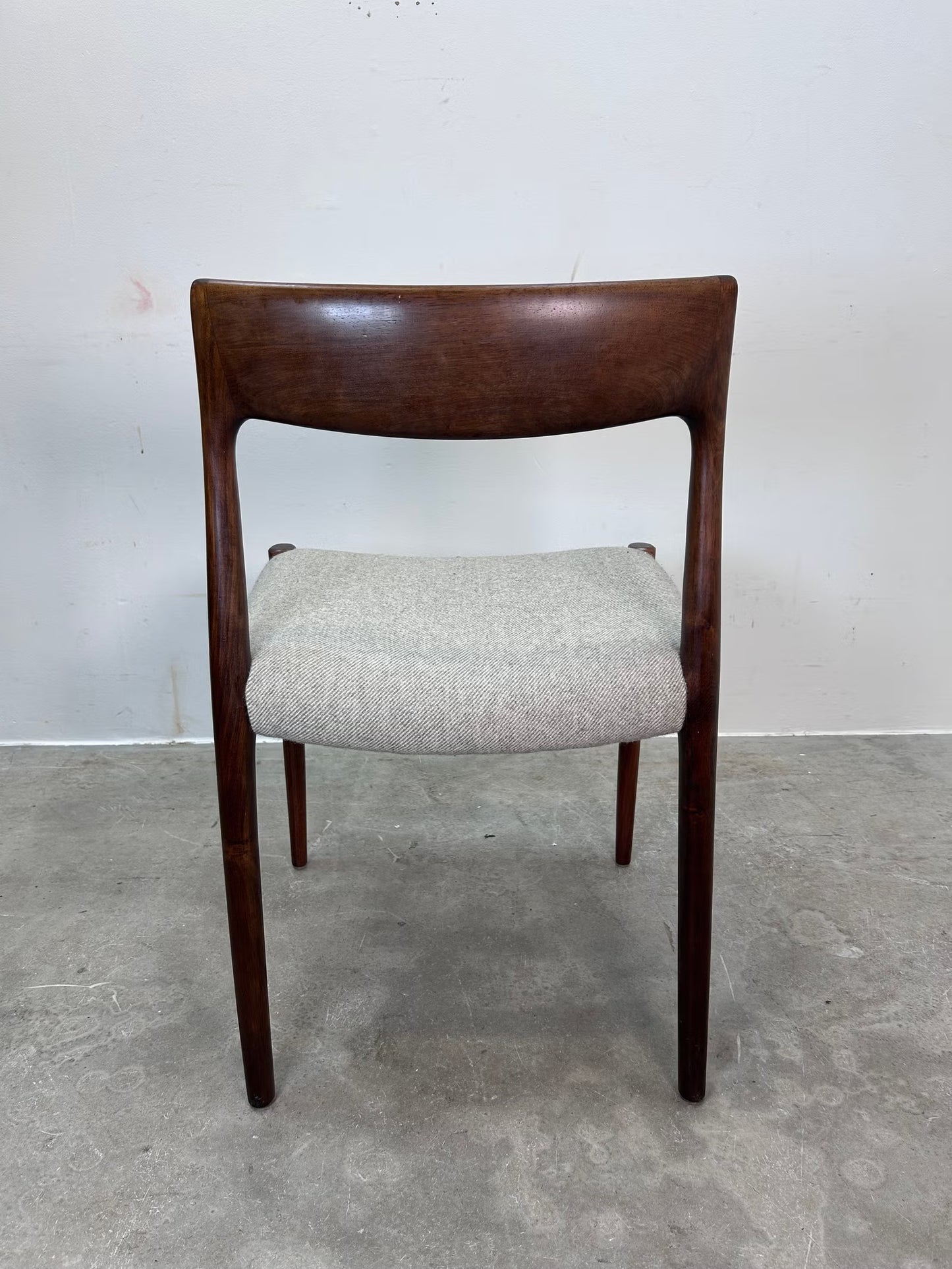 Sedia model 71 N.O. Møller design svedese vintage anni 60 | nr10650