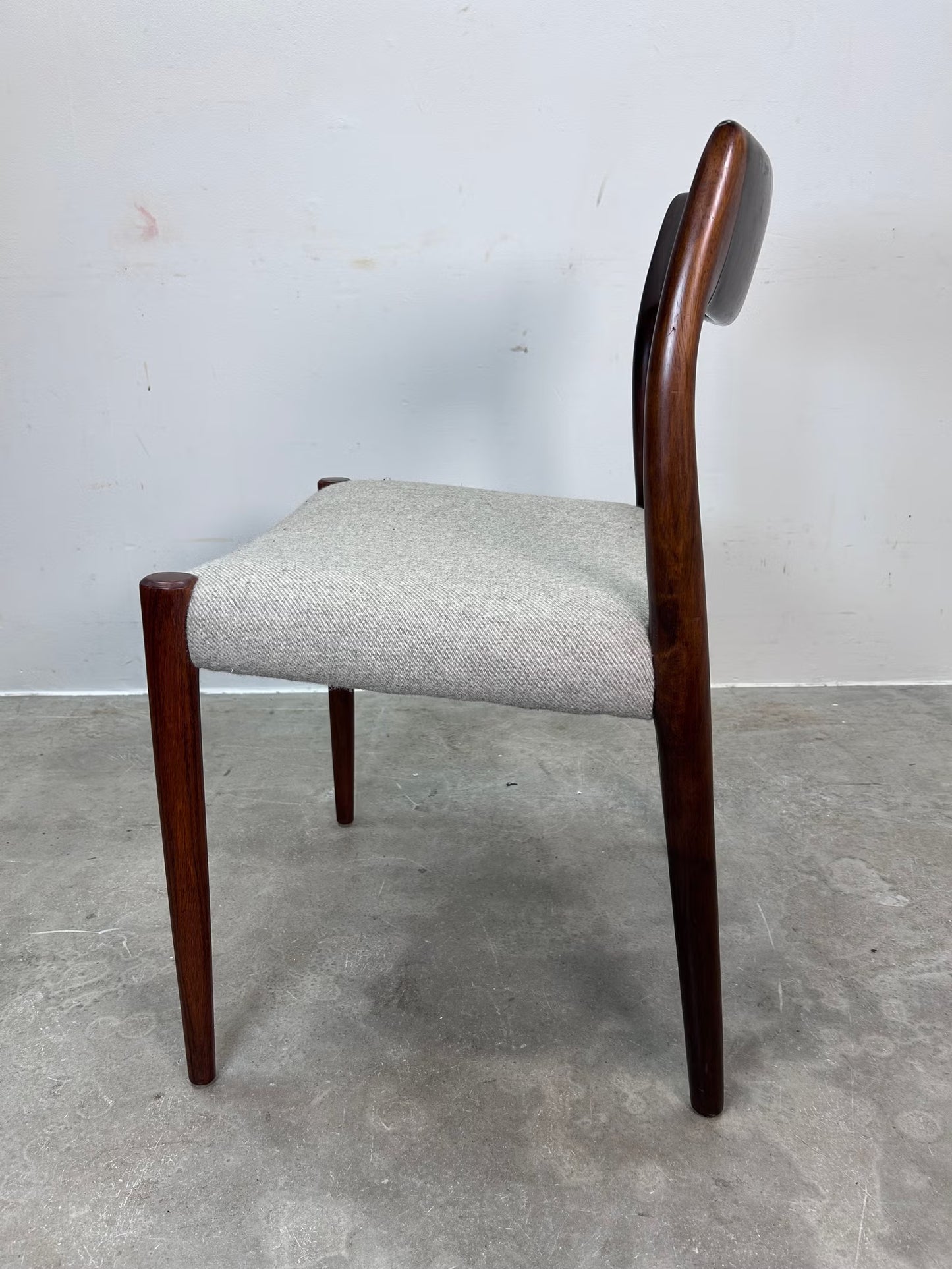 Sedia model 71 N.O. Møller design svedese vintage anni 60 | nr10650