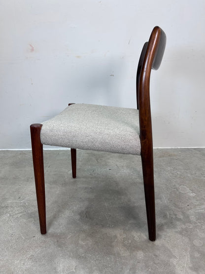 Sedia model 71 N.O. Møller design svedese vintage anni 60 | nr10650