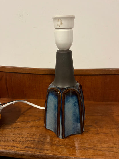Lampada da tavolo Soholm blu design danese anni 50/60 | fz9619