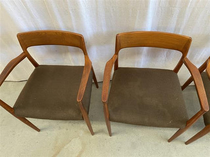 Poltroncine N. O. Møller vintage design danese anni 60 [j44013] misure su richiesta