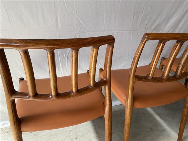 Sedie N.O. Moller design danese vintage anni 50 [j41232]