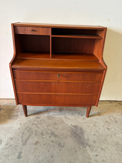 Scrittoio in teak 84cm design danese anni 60 | fz10906