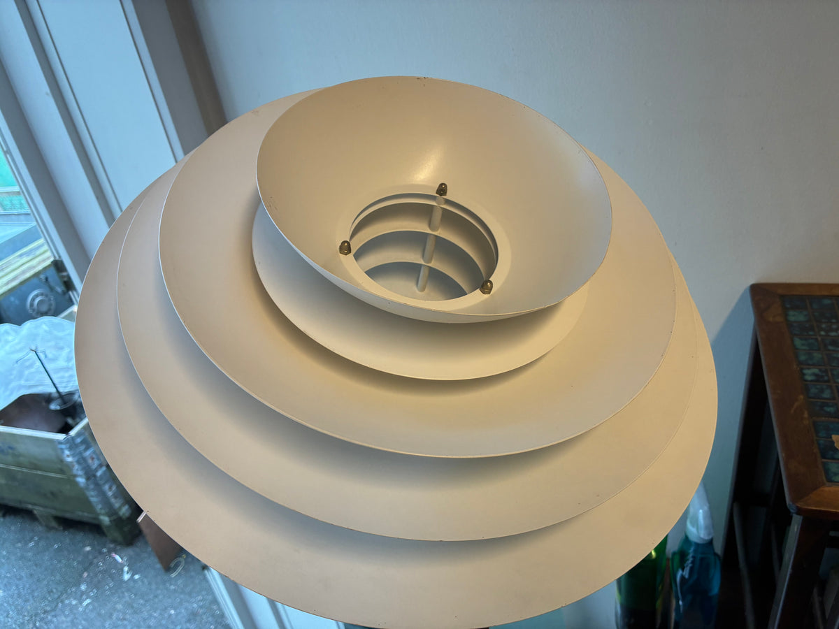 Lampada a sospensione bianca danimarca anni 60/70 | fz10204