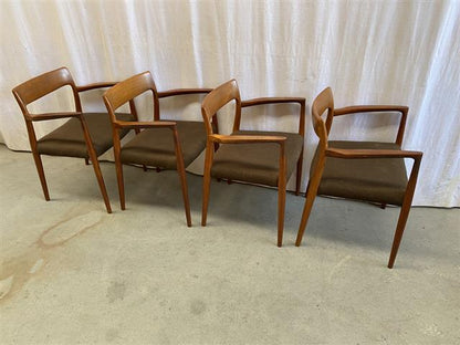 Poltroncine N. O. Møller vintage design danese anni 60 [j44013] misure su richiesta