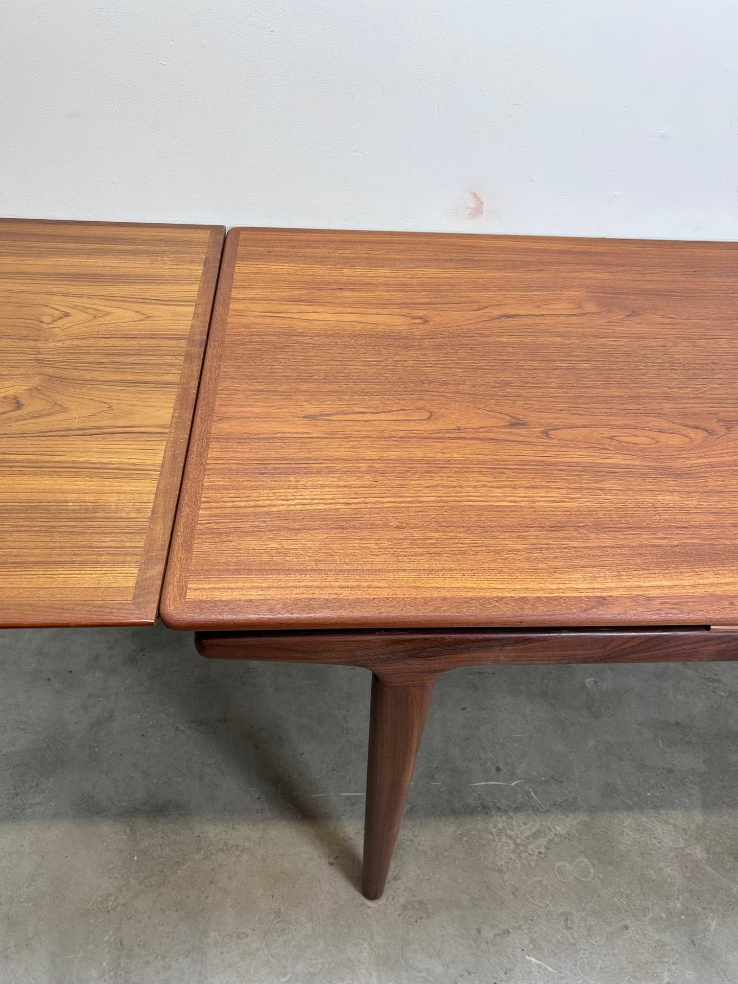 Tavolo rettangolare Johannes Andersen design vintage 1960 | nr10275