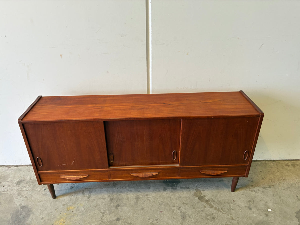Sideboard 155cm in teak design danese vintage 1960 | fz10478
