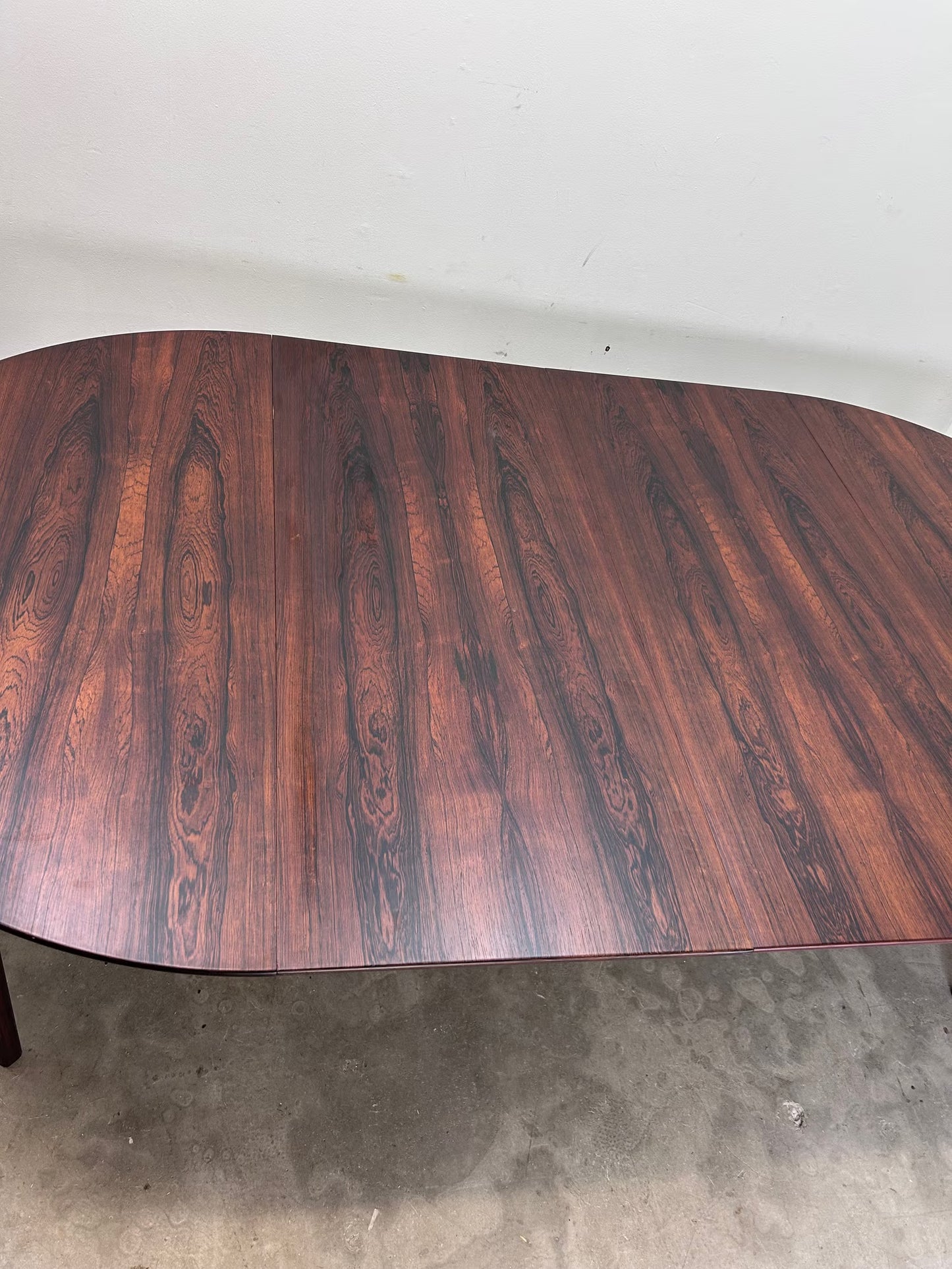 Tavolo rotondo palissandro design danese vintage 1960 | nr10342