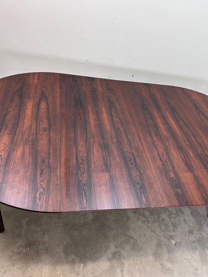 Tavolo rotondo palissandro design danese vintage 1960 | nr10342