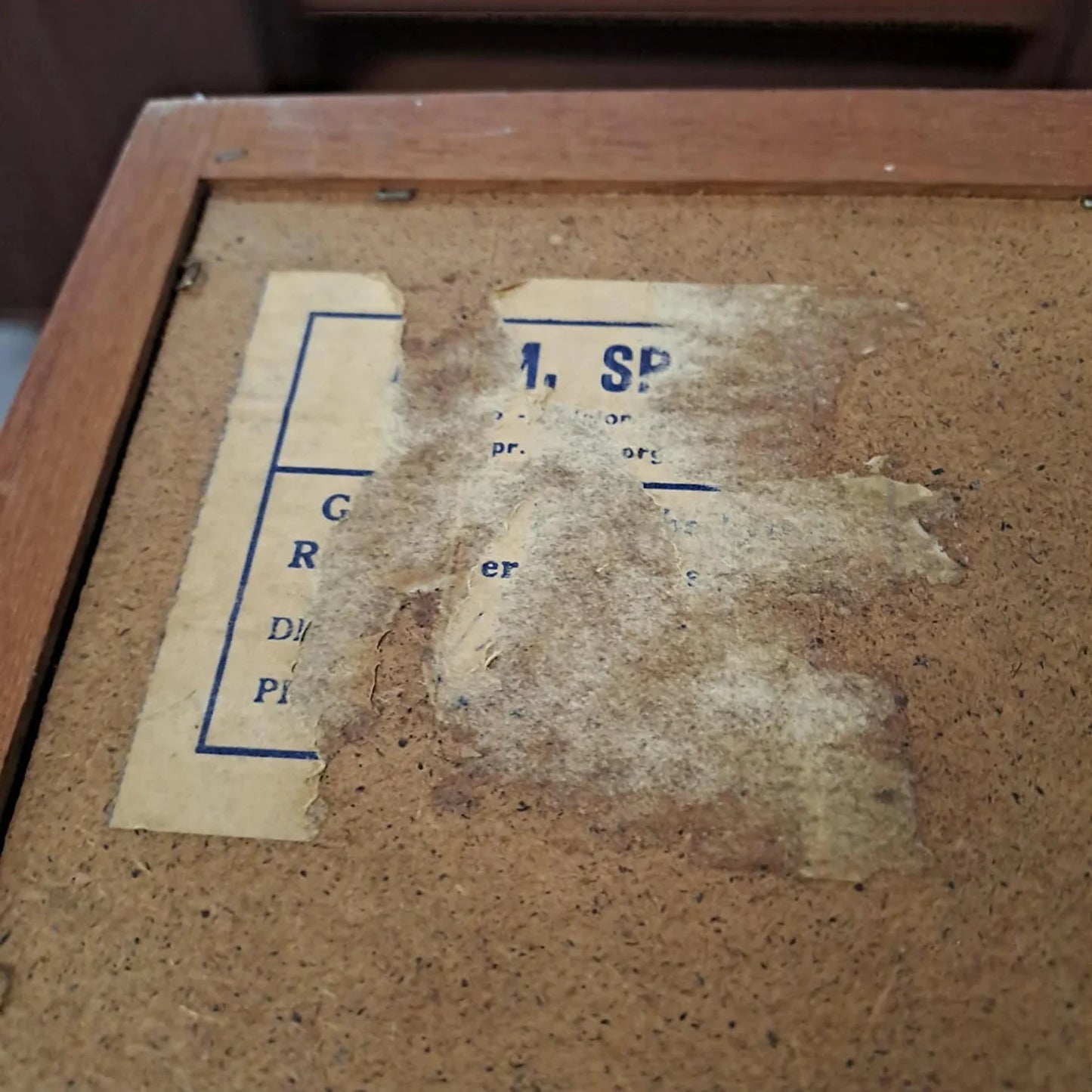 Specchio vintage design svedese originale anni 50 | teak 70cm