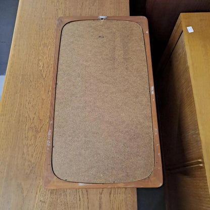 Specchio vintage design svedese originale anni 50 | teak 63cm cornice