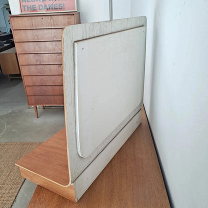 Specchio sospeso Johannes Andersen danese anni 50 | teak 61cm