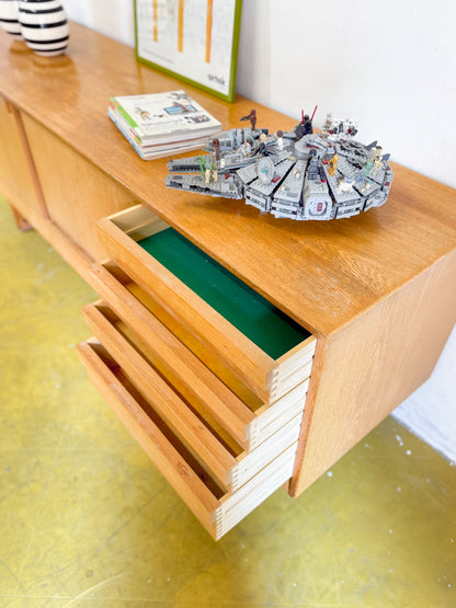 interno cassetti sideboard quercia