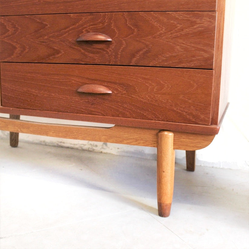 Cassettiera design danese originale vintage anni 50 [61j-38567]