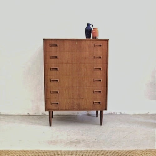 Cassettiera design danese originale vintage anni 50 [64sea-10799]