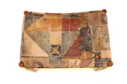 Poggiapiedi vintage design svedese anni 60 [sw16521] misure L.57 H.43 P.39