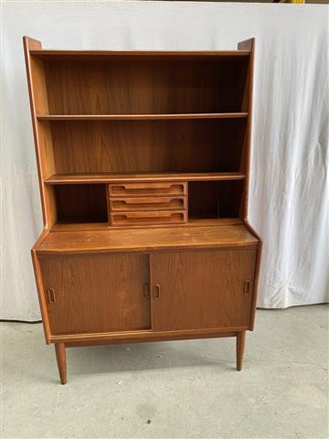 Libreria scrittoio design danese vintage anni 60 [j42717] misure L.100 H.163 P.49