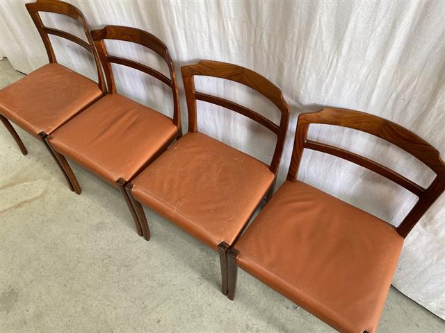 Sedie Ole Wanscher vintage design danese anni 60 [j43411] misure L.51 P.79 H.50