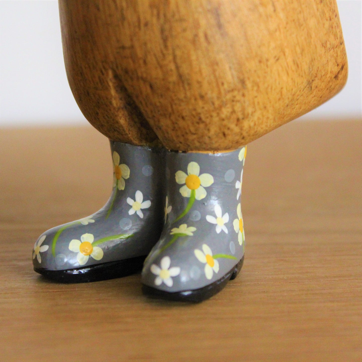 Papera a fiori stivale grigio[pre-order]